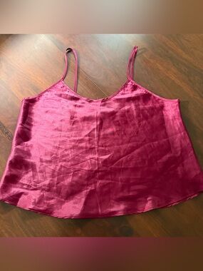 Vintage Honors Intimates Slip Tank red